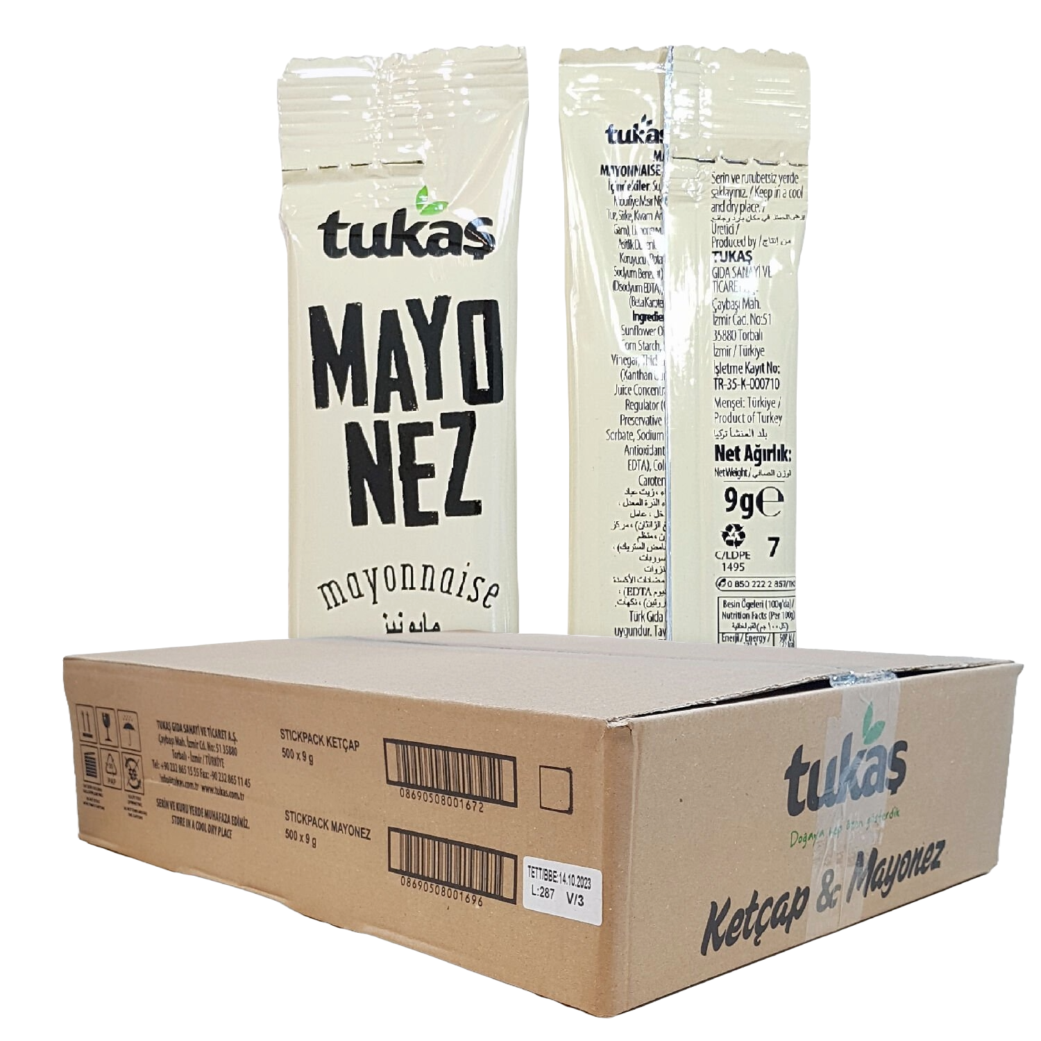 Tukaş PP Mayonez 9GR * 500AD