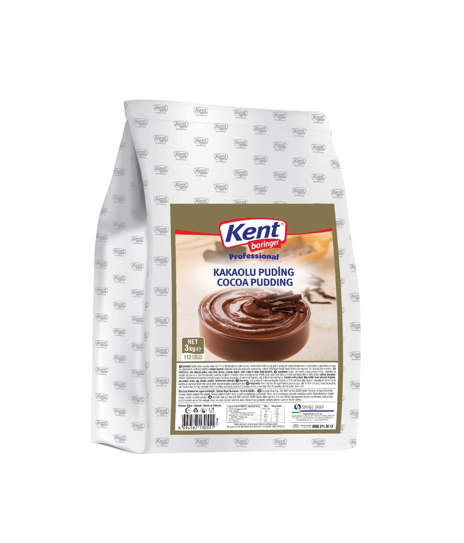 Kent Puding 3KG Toz
