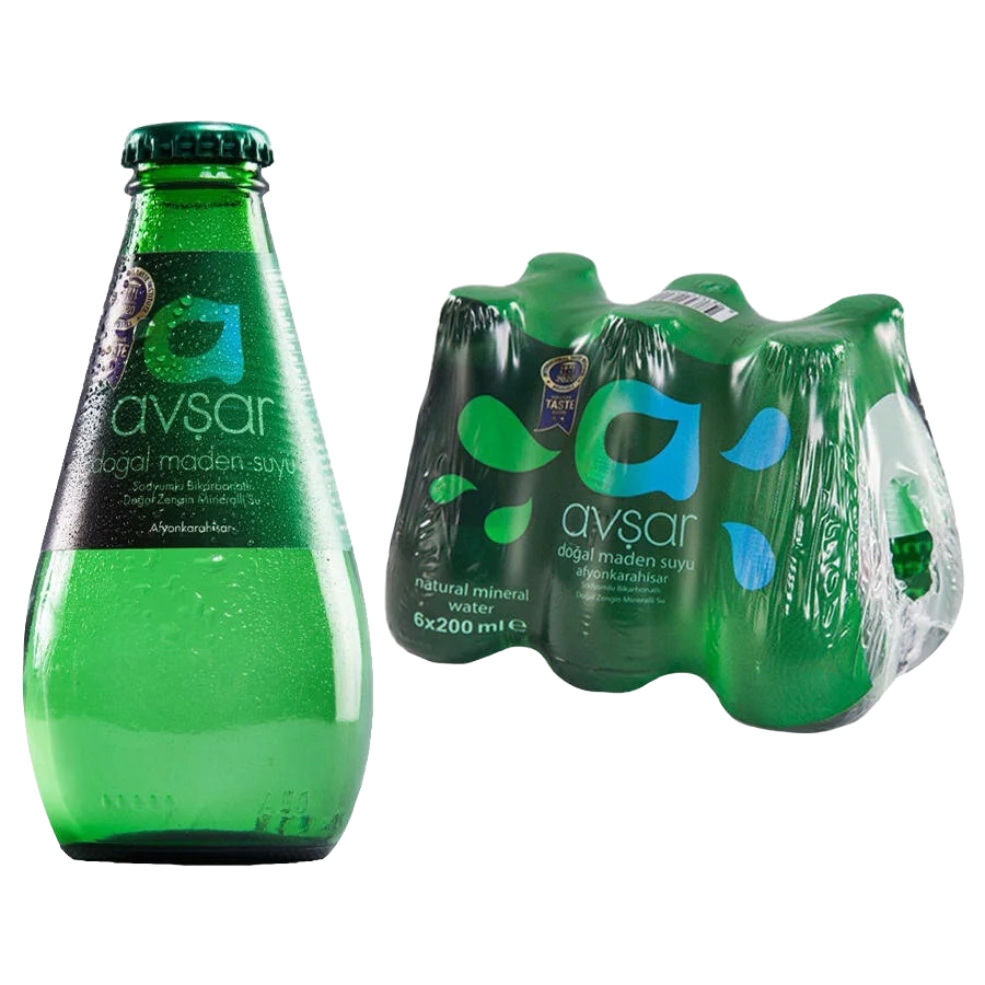 Avşar Maden Suyu Sade 200ML * 24AD